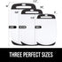 Gorilla Grip Reversible, Oversized, Thick Cutting Board Set of 3, Grip Handle, Deep Juice Grooves, Slip Resistant, Large Kitchen Chopping Boards for Meat, Veggies, Fruits, Dishwasher Safe, Hot Pink