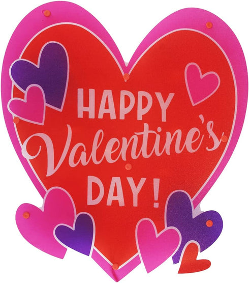 Lighted Valentine's Heart Window Decoration