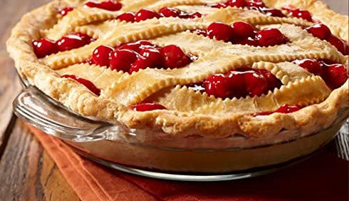 Anchor Hocking Oven Basics 9.5-Inch Deep Pie Plate, Clear, 1 Piece,81214L11