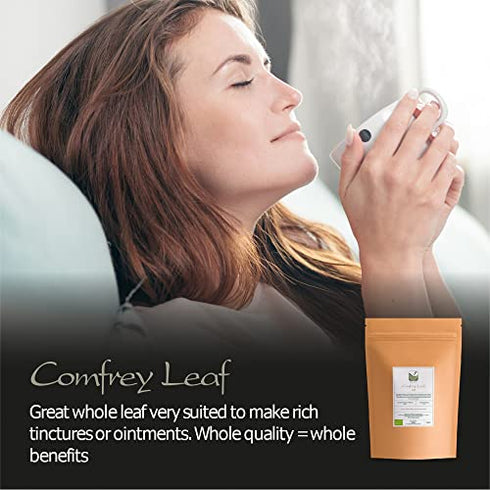 Comfrey Leaf Quality Dried - Comfrey Leafs Dried Comfry Dried Herbs Comfrey Leaves Dried Comfrey Dried Herb 100g
