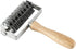 Mazaashop Pizza Roller Cutter Stainless Steel Pasta Spaghetti Maker Pizza Cake Pie Homemade Baking,Wood Handle