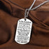 YEEQIN Grandson Necklace Love Grandson Dog Tag Believe Inspirational Gifts from Grandma Grandmother to Grandson Birthday Graduation Gifts