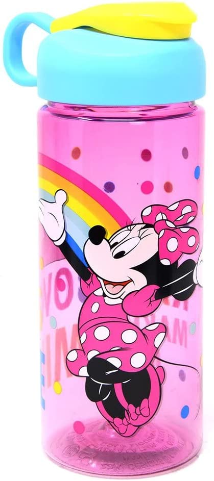 Walt Disney Studio Minnie Mouse Lunch Bag Bundle ~ Minnie Mouse Lunch Box Set For Minnie Mouse School Supplies, Travel, And More With Water Bottle And Stickers (Minnie Mouse School Bag)