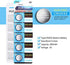 CR2032 Lithium Button Battery, 230mAh 3 Volt Coin Battery, Coin Button Cell 40 PCS in Original Package (40PCS)