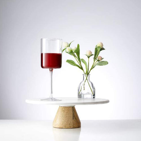 JoyJolt Red Wine Glasses Claire Collection Set of 2 Large Wine Glasses 14-Ounce Crystal Wine Glass Set Ultra-Elegant Design with Wide Rims Ideal for Special Occasions, Home Bar