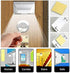 LENMO Keyhole Light Lamp Battery Operated PIR Infrared IR Wireless Auto Sensor Motion Detector Door Keyhole with 4 LED Bulbs Light Lamp Tap Lights LED Night Light for Key Hole/Door Lock