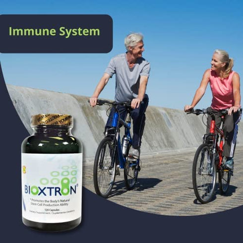 Bioxtron Natural AFA Stem Cell Supplement-120 Capsules (1) - Regenerate Tissue and Cells- Joint Pain - Fatigue - Low Defenses