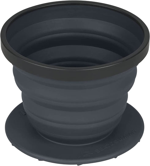 Sea to Summit X-Brew Collapsible Camping Coffee Dripper with Reusable Steel Filter
