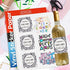 JOYEZA Premium Printable Vinyl Sticker Paper for Inkjet Printer - 25 Sheets Glossy White Waterproof, Dries Quickly Vivid Colors, Holds Ink well - Inkjet & Laser Printer