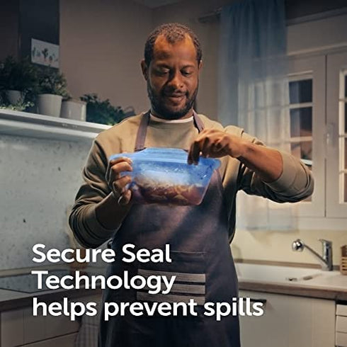 Ziploc Endurables Medium Pouch, 2 Cups, Reusable Silicone Bags and Food Storage Meal Prep Containers for Freezer, Oven, and Microwave, Dishwasher Safe, 2 Pack