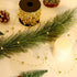 Pangda 65.6 Feet Christmas Tree Beads Garland Plastic Pearl Strands Chain for Christmas Wedding Decoration (Gold)