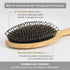BESTOOL Hair Brush, Boar Bristle Hair Brushes for Women men Kid, Boar & Nylon Bristle Brush for Wet/Dry Hair Smoothing Massaging Detangling, Everyday Brush Enhance Shine & Health