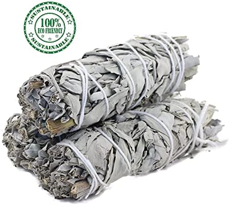 White Sage Smudge Sticks 4 Inch | Organic White Sage Smudging Wands | Bulk Quantities for Home Cleansing, Meditation, & Smudging Rituals | Sustainably Sourced California White Sage (6)