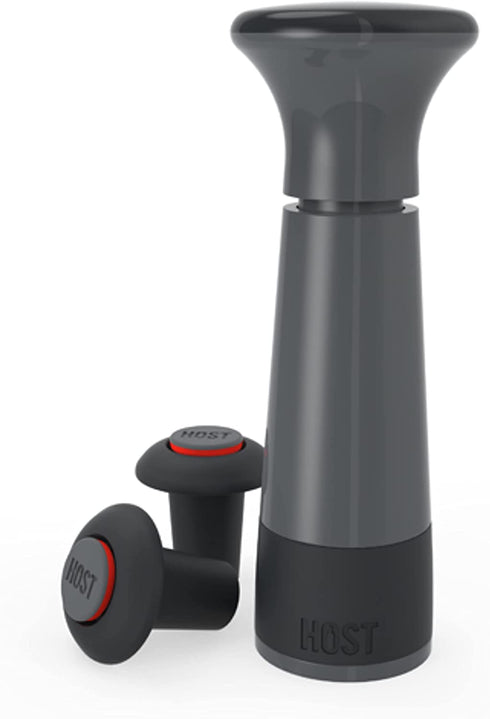 HOST Airlock Wine Preserver, 5.75", Multicolor