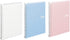 Kokuyo Campus Easy-Carry Slim Binder"Smart-Ring" A5 20-Ring Set of 3 (Light Pink, Light Blue & Clear, A5)