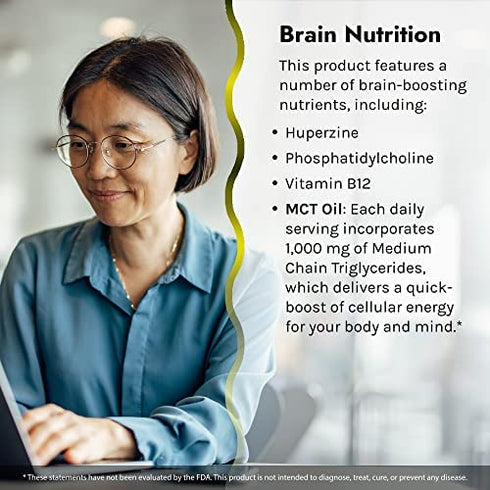 Irwin Naturals Double-Potency Ginkgo Biloba 240mg Extra Strength Brain Health Supplement - Enhance Memory, Mental Focus, Alertness, Concentration & Herbal Energy Booster - 60 Liquid Softgels