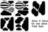 DXLING White Clouds & Hot Air Balloons Nursery Kids Childs Room Vinyl Wall Art Sticker Baby Wall Decals Removable Waterproof Wallpaper D952 (White)