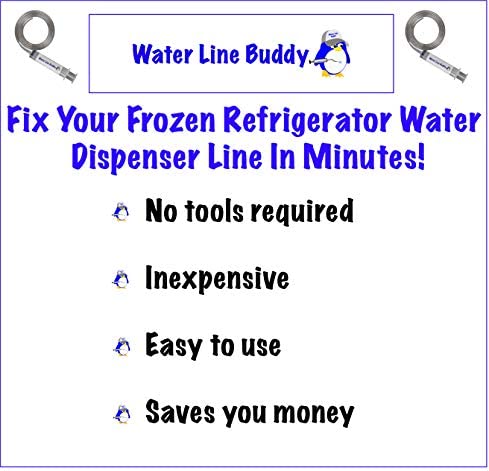 Water Line Buddy XL - Extra Large Premium Frozen Water Line Tool - Quickly and Easily Unfreeze Your Refrigerator Water Dispenser