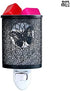 ASAWASA Metal Wall-Plug Wax Melt Warmer,Electric Wax Burner Melter Fragrance Warmer Night lamp,for Home Bedroom Kitchen Garage Gifts Décor Aromatherapy Spa 2.6"x2.6"x3.39"(Dream Butterfly)