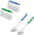 Set of Scrub Brush and Dish Brush with Comfort Grip Handle for Bathroom Kitchen Carpet