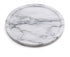 LUANT Circular Marble Stone Decorative Tray for Counter, Vanity, Dresser, Nightstand or Desk, Diameter 8 Inches