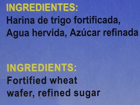 La Fe Obleas Flour Wafers 12 Pack