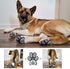 Roilpet Dog Slip Stopper Pads- Provide Your Dogs with Anti-Slip Traction from Slipping on Slippery Floors, Especially for Senior Dog for Indoors Wear (12 Sets 48 Pads, S (1-5/8"x1-3/8, 4-10 lbs))