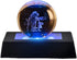 Garosa LED Light Base Multicolor Pedestal Color Show Stand, USB Charge Multicolor Lighted Rectangle Stand for Crystal Glass Ball Art Display (Without Crystal Ball)