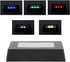 Garosa LED Light Base Multicolor Pedestal Color Show Stand, USB Charge Multicolor Lighted Rectangle Stand for Crystal Glass Ball Art Display (Without Crystal Ball)
