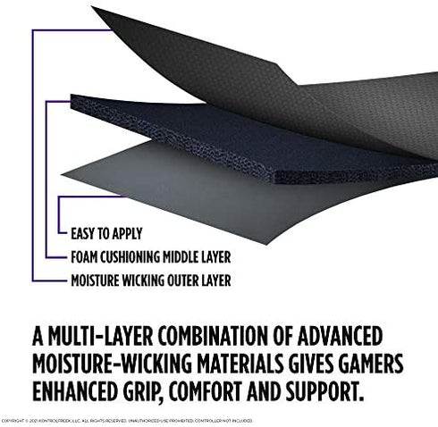 KontrolFreek FPS Freek Battle Royale Nightfall Performance Kit for PlayStation 4 Controller (PS4) | Includes Performance Thumbsticks and Performance Grips | Black