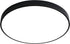 LED Flush Mount Ceiling Light,9in 6500K Cool White 12W 100W Equivalent,Round Lighting Fixture for Closets,Kitchens,Stairwells,Basements,Bedrooms,Washrooms Black