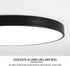 LED Flush Mount Ceiling Light,9in 6500K Cool White 12W 100W Equivalent,Round Lighting Fixture for Closets,Kitchens,Stairwells,Basements,Bedrooms,Washrooms Black
