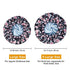 Luxury Shower Cap for Women, Waterproof Reusable Shower Caps Double Layers Microfiber Terry Lined with Dry Hair Function, Large for Long Hair, Adjustable