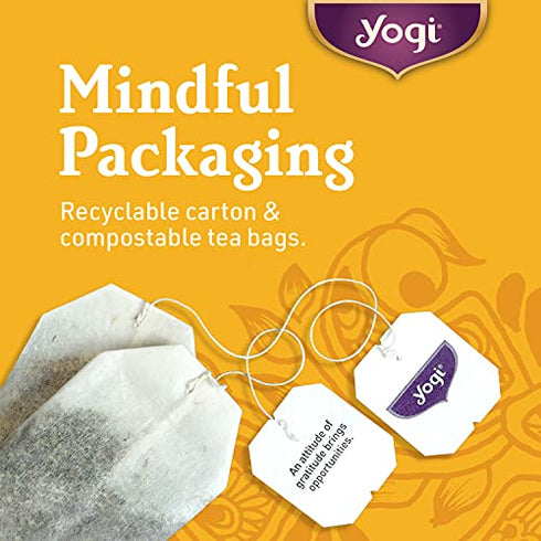 Yogi Tea - Stomach Ease (6 Pack) - Supports Healthy Digestion with Peppermint, Licorice Root, and Ayurvedic Herbs - Caffeine Free - 96 Organic Herbal Tea Bags