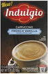 Indulgio Cappuccino, French Vanilla, 12-Count Single Serve Cup for Keurig K-Cup Brewers