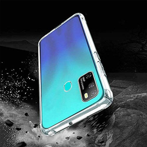 Ulefone Note 9P Case with Tempered Glass Screen Protector Crystal Soft Clear Shockproof TPU Bumper Transparent Silicone Protective Phone case Cover for Ulefone Note 9P (6.52")