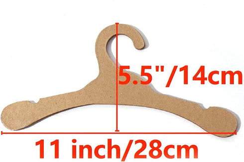 Goaup Baby Cardboard Hangers, Eco Friendly Recycled Paper Clothes Hanger for Kids Childrens (20 Pack)