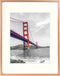 Frametory, 11x14 Aluminum Photo Frame with Ivory Color Mat for 8x10 Picture & Real Glass, Metal Picture Frame Collection (Rose Gold, 1-Pack)