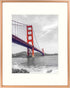 Frametory, 11x14 Aluminum Photo Frame with Ivory Color Mat for 8x10 Picture & Real Glass, Metal Picture Frame Collection (Rose Gold, 1-Pack)