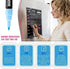 Magnetic Dry Erase Menu Board for Fridge with 3 Bright Neon Chalk Markers - 16x12" - Weekly Meal Planner Blackboard and Grocery List Notepad for Kitchen Refrigerator - Whiteboard Chalkboard Magnet