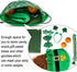 Whaline 5 Pieces St Patrick's Day Drawstring Bags, Shamrock Backpack Irish Large Goody Treat Candy Bags Bulk Wrapping Gift Bag for St Patrick's Party Favors