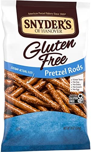 Snyder's of Hanover Gluten Free Pretzels, Gluten Free Rods, 8 Oz