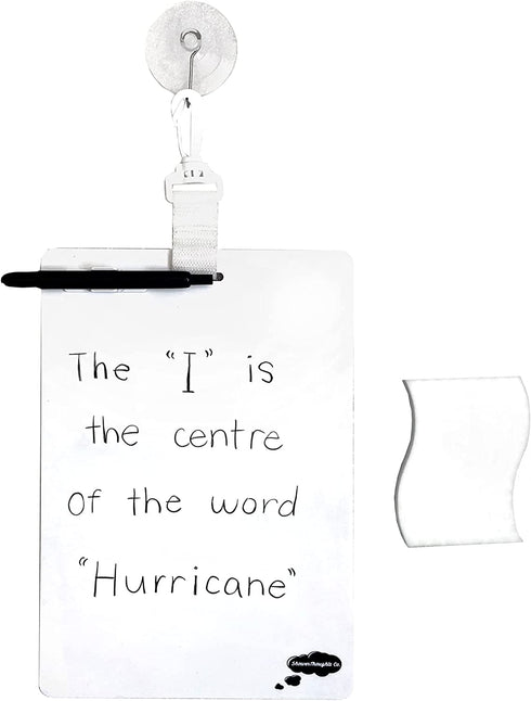 Shower Thoughts Board—Shower Whiteboard | Waterproof White Board | Writing on The Bathroom Wall | Shower Notes, Shower Notepad, Goal Board, Shower Pad, Love Notes—by ShowerThoughts Co.