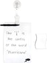 Shower Thoughts Board—Shower Whiteboard | Waterproof White Board | Writing on The Bathroom Wall | Shower Notes, Shower Notepad, Goal Board, Shower Pad, Love Notes—by ShowerThoughts Co.