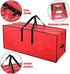 Primode Christmas Tree Storage Bag | Fits Up to 7.5 Ft. Tall Disassembled Tree I 45"x15"x20" Holiday Tree Storage Case | Protective Zippered Artificial Xmas Tree Bag (7.5ft, Red)
