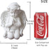 OwMell 6.3 Inch Kneeling Praying White Baby Cherubs/Angels Resin Garden Statue Figurine Indoor Outdoor Home Garden Decoration Wings Angel Statue Sculpture Memorial Statue