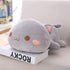 Cat Stuffed Animals, Soft Kitten Plush Pillow Gifts Toy for Kids, Girls, Grey Round Eyes 13.7"
