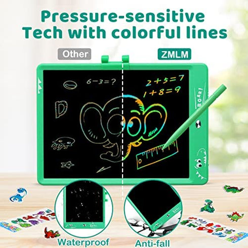 ZMLM Boys Gift for Christmas Age 3-12: 10 Inch LCD Writing Tablet Electronic Drawing Art Pad Erasable Magic Learning Doodle Board Toddler Travel Boy Toy Activity Toy for Kids Girls Boy Birthday Gift