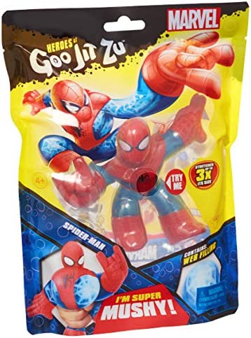 Heroes of Goo Jit Zu Licensed Marvel Hero Pack - Spider-Man, Multicolor (41054)