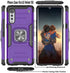 AYMECL Compatible for LG Velvet 5G Case,LG Velvet 5G UW/LG G9 Case with HD Screen Protector,Armor Grade Cases with Rotating Holder Kickstand Non-Slip Hybrid Rugged Case for LG Velvet 5G,Purple
